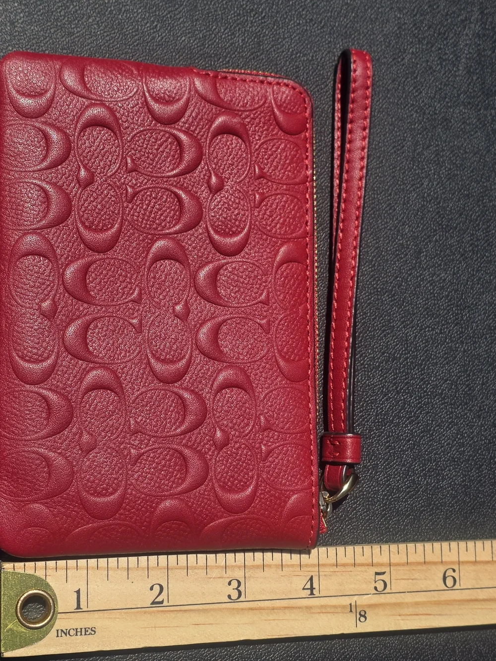 Coach compact wristlet